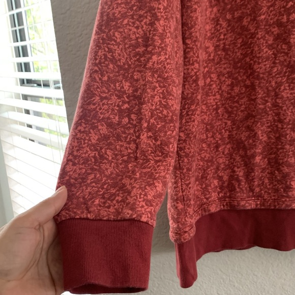 Athleta Rustic Sundown Alliance Hoodie Floral Print Hooded Sweatshirt size M - Picture 5 of 11